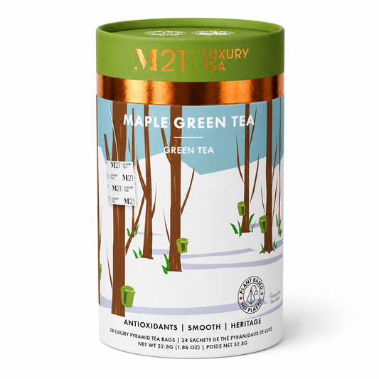 Maple Luxury Green Tea | Canadian | 24ct Canister