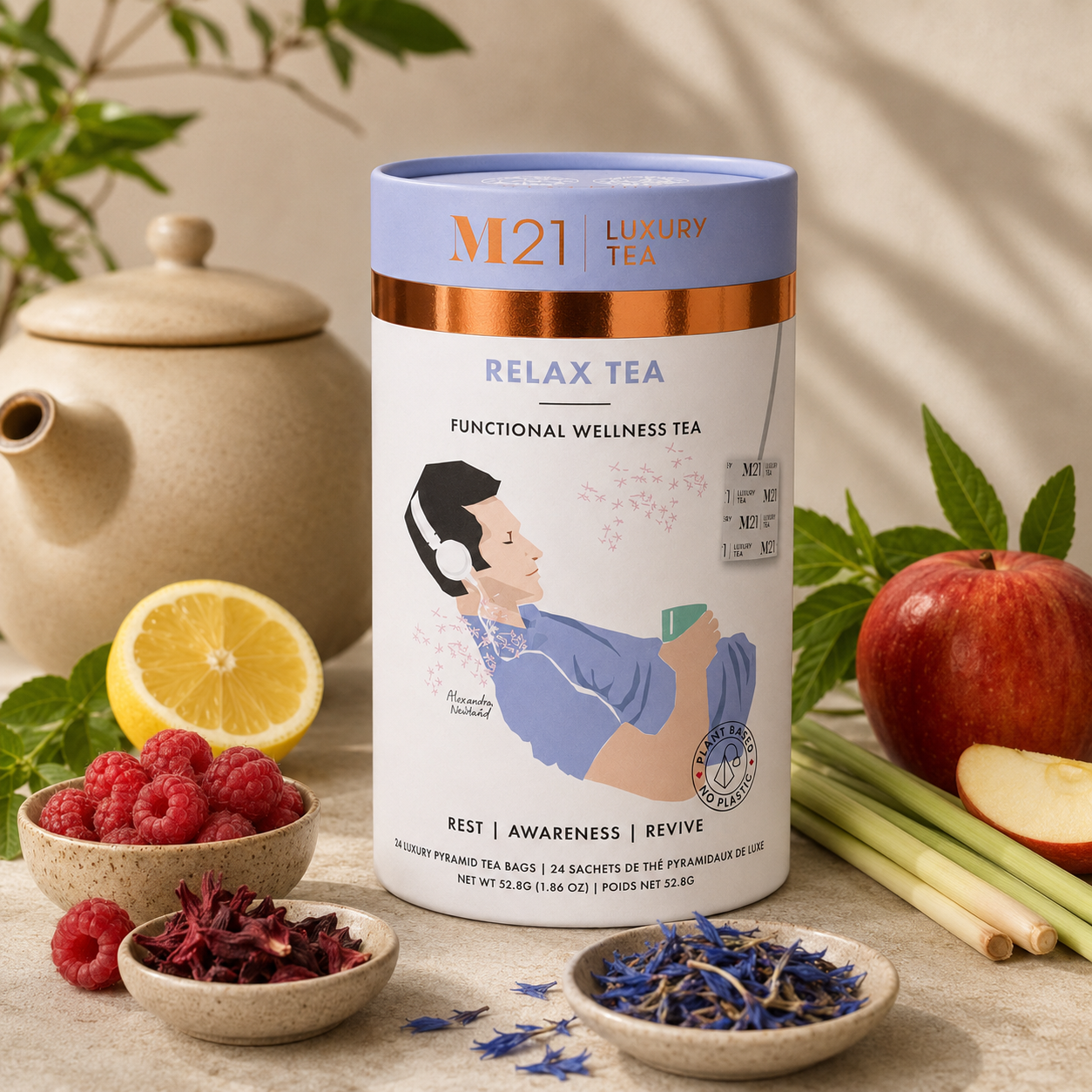 Relax Luxury Herbal tea | Canadian |  24ct