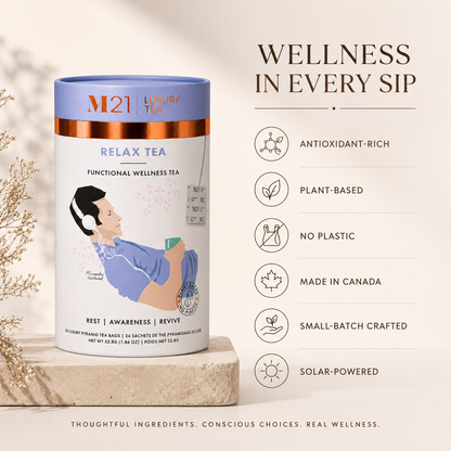 Relax Luxury Herbal tea | Canadian |  24ct