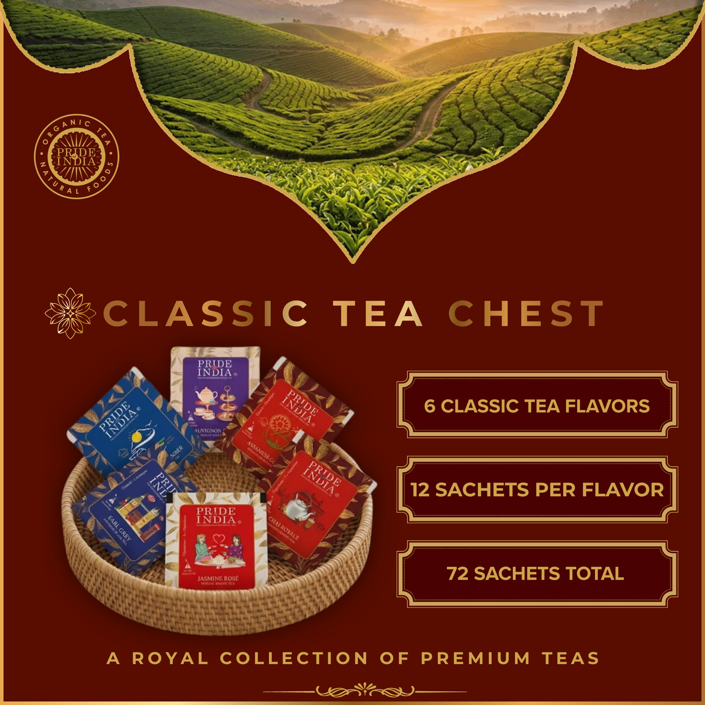 Premium Tea Chest – Classic and Herbals