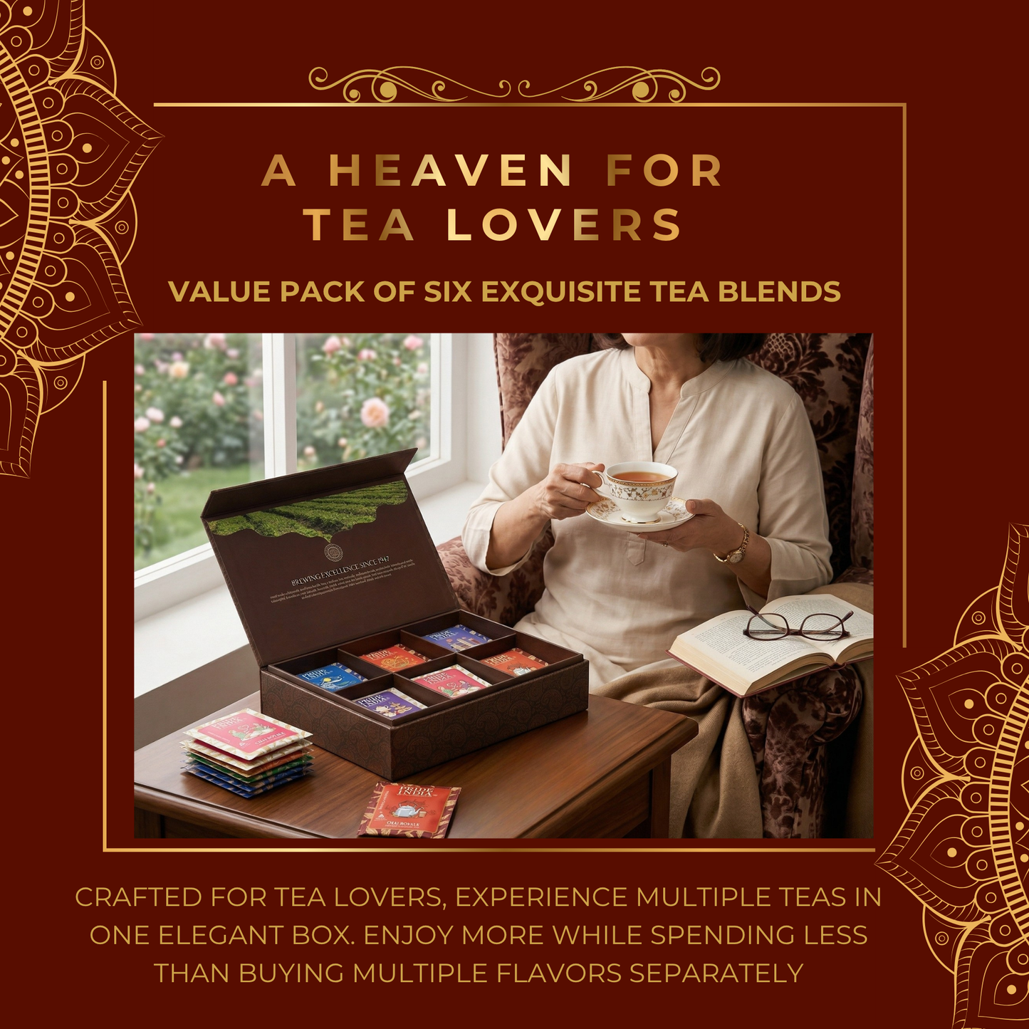 Premium Tea Chest – Classic and Herbals