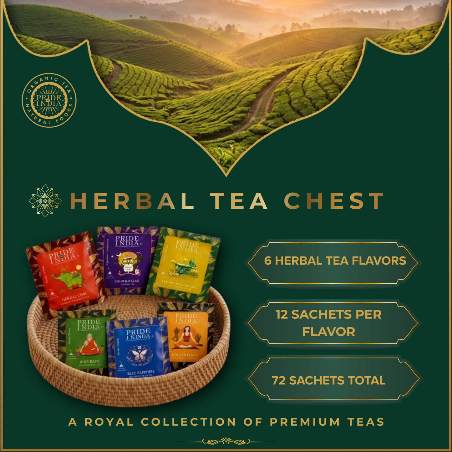Premium Tea Chest – Classic and Herbals