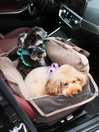 Puff Guard Dog Car Seat for The Little Gals & Fellas under 18lbs