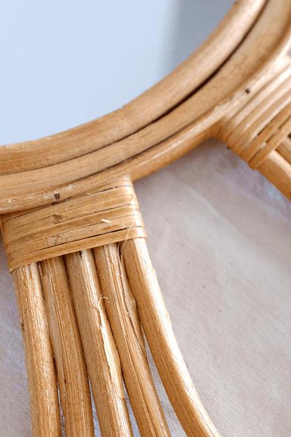 Splash of Sunshine - Bong Sunburst Natural Rattan Mirror