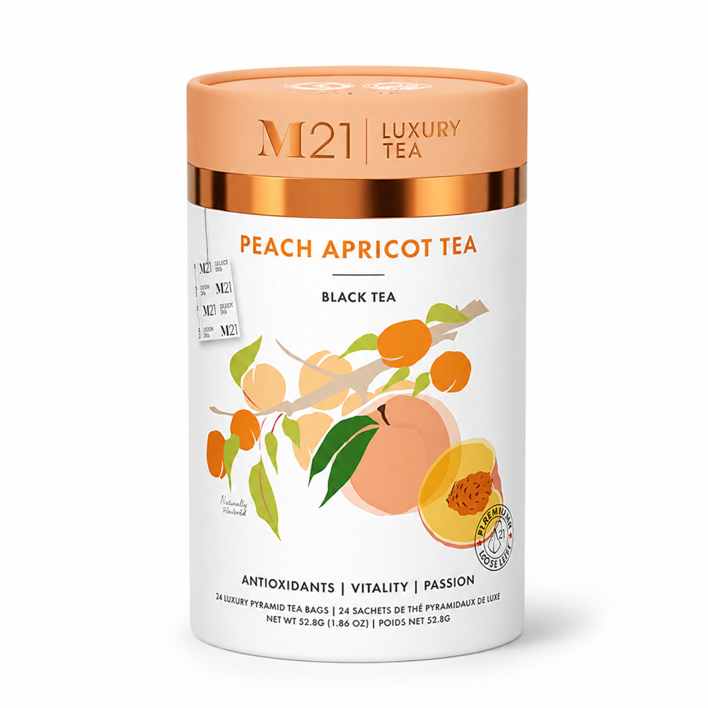 Peach Apricot Luxury Black Tea | Canadian | 24ct