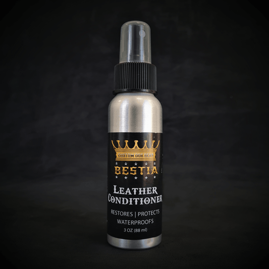 Bestia Leather Conditioner - Because leather goods need care