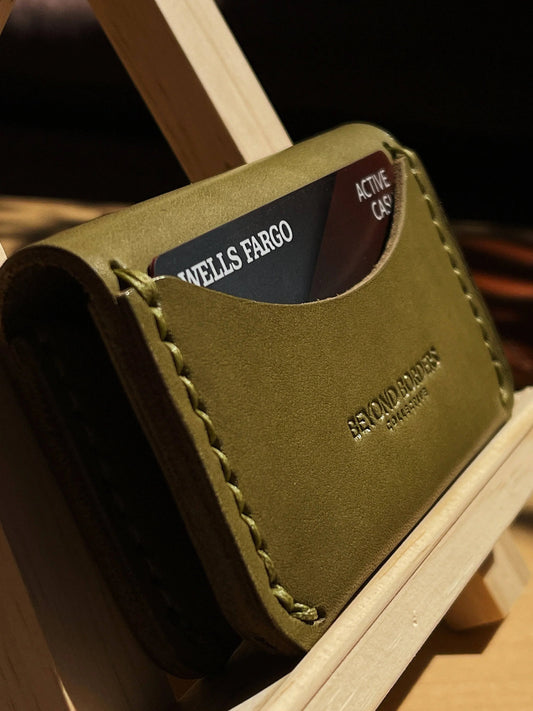 Leather Bifold Wallet - No '80s pocket chain though...sorry about that