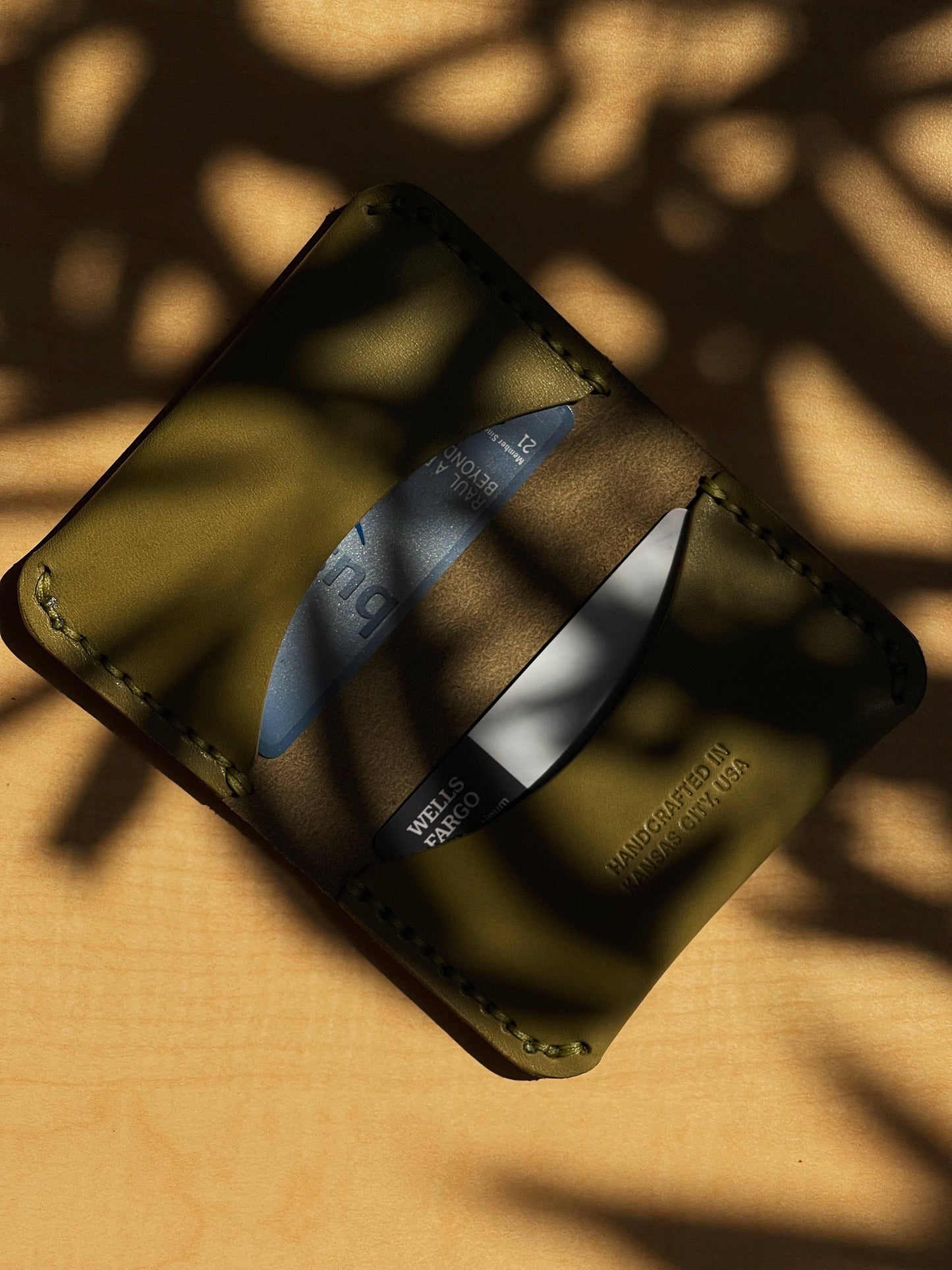 Leather Bifold Wallet - No '80s pocket chain though...sorry about that