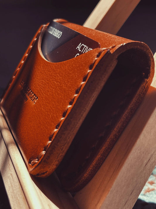 Leather Bifold Wallet - No '80s pocket chain though...sorry about that