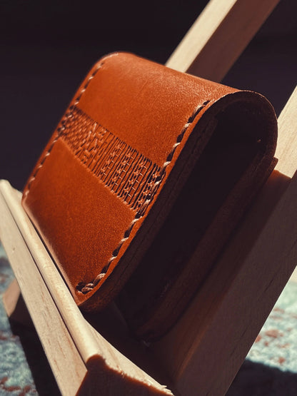 Leather Bifold Wallet - No '80s pocket chain though...sorry about that