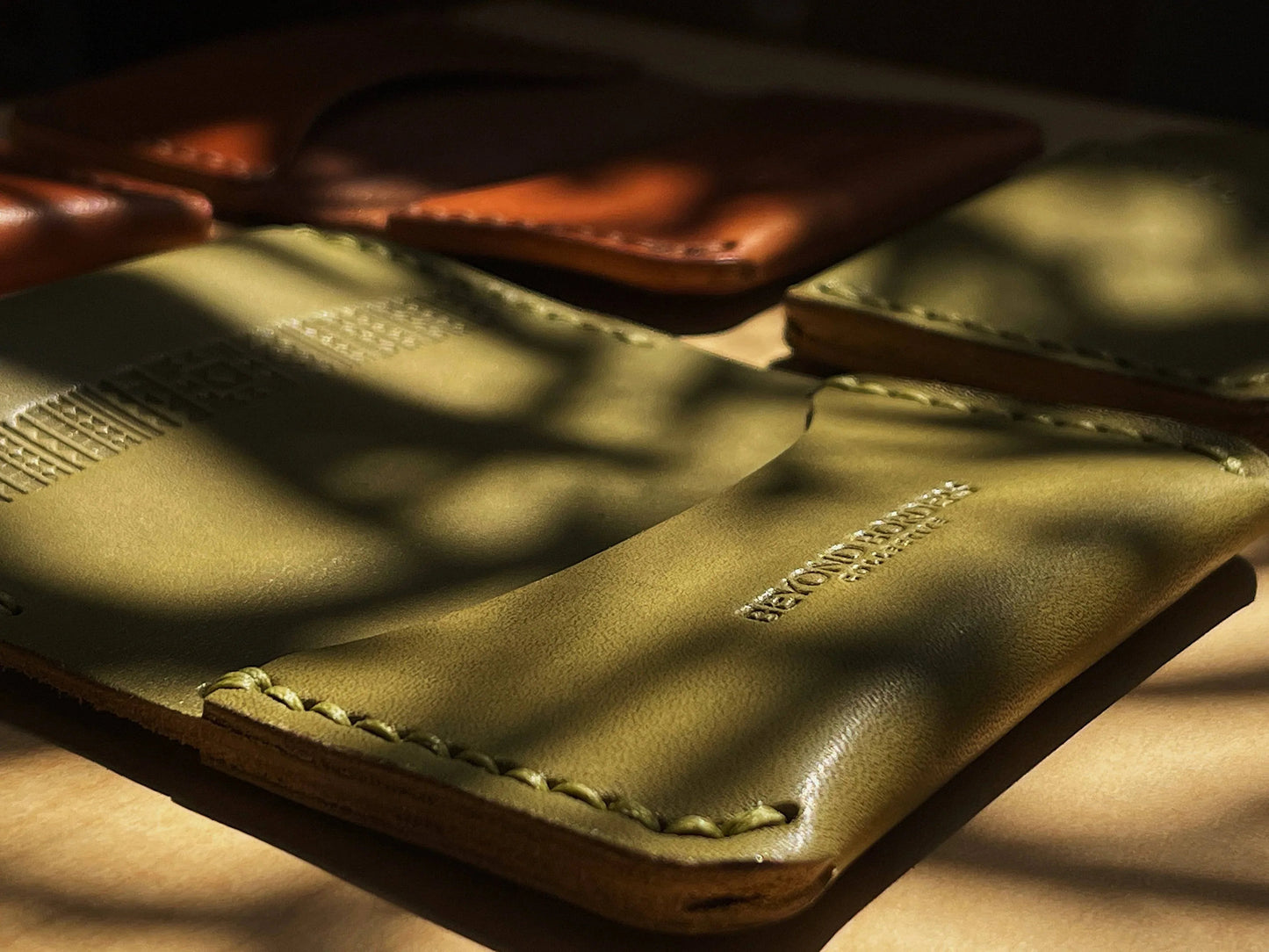 Leather Bifold Wallet - No '80s pocket chain though...sorry about that