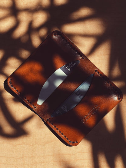 Leather Bifold Wallet - No '80s pocket chain though...sorry about that