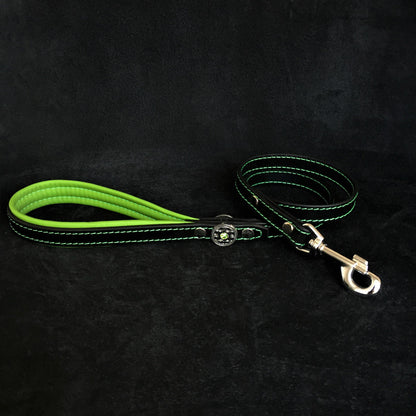 ''Bijou'' harness Black & Green for big dogs