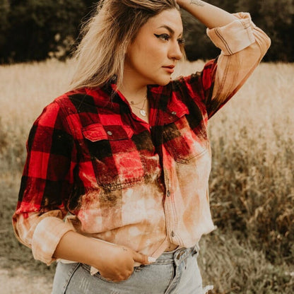 Cropped Flannel With A Bit Of An Attitude