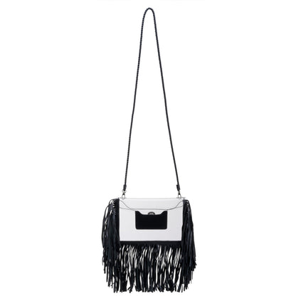 Clear Three Fringe Crossbody